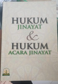 Image of Hukum Jinayat dan Hukum Acara Jinayat